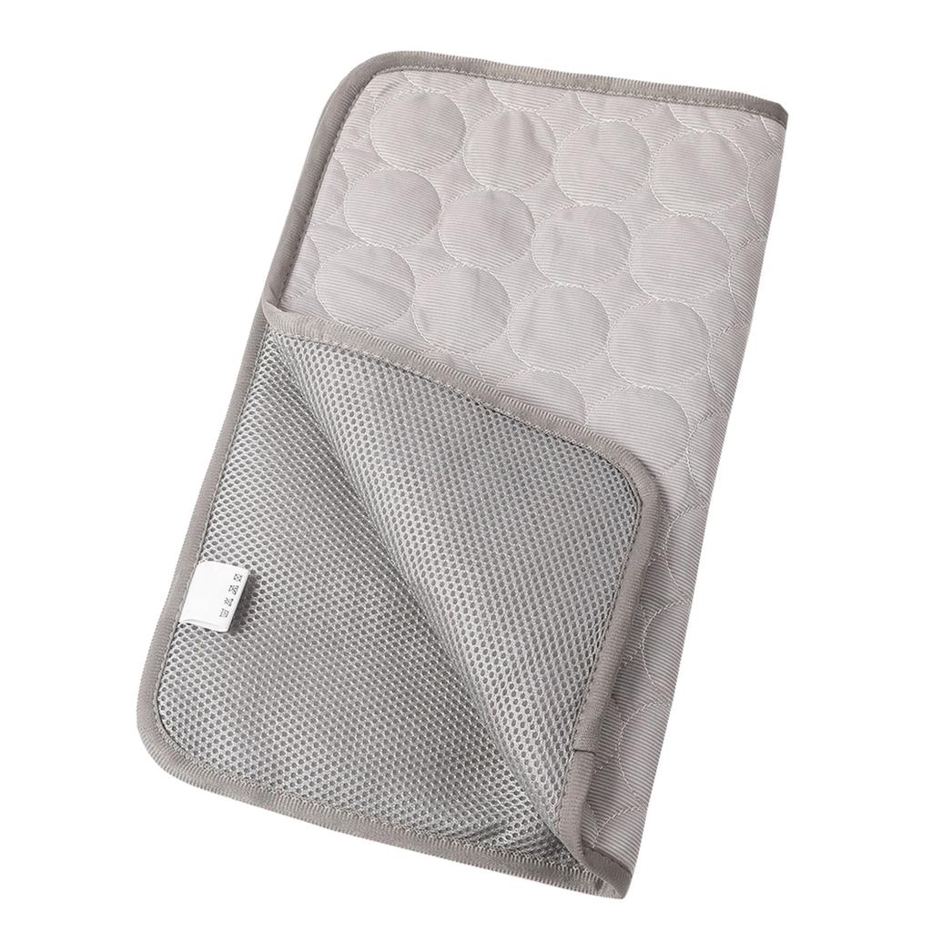 Extra Große Hunde Kühlmatte Haustier Kühlpad Atmungsaktives Sommer Haustier Eiskissen für Hunde Katzen Grau XL