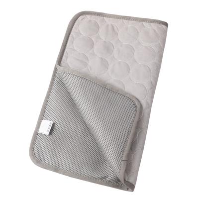 Alfombrilla Refrigerante para Perros Extra Grande Cojín Refrigerante para Mascotas Transpirable Verano Hielo para Mascotas para Perros Gatos Gris XL