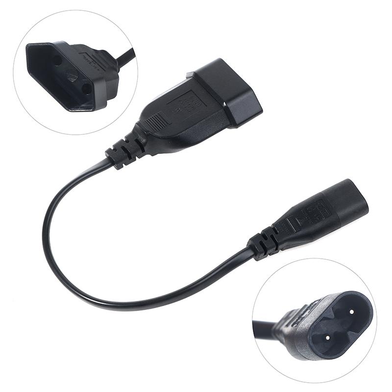 For Pdu Ups 25Cm Iec320 C8 Male To Europe Schoko Cee7/16 Outlet Female Socket Power Extension Cable