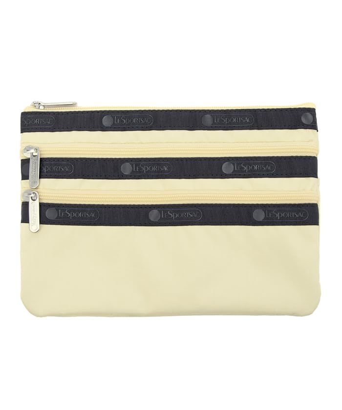

Косметичка 3ZIP Lemon [LeSportsac] [Официальный] COSMETIC/7158 Meringue/Thunder
