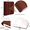 Foldable USB-Charged LED Wooden Book Lamp - Perfect Holiday Corporate Gift