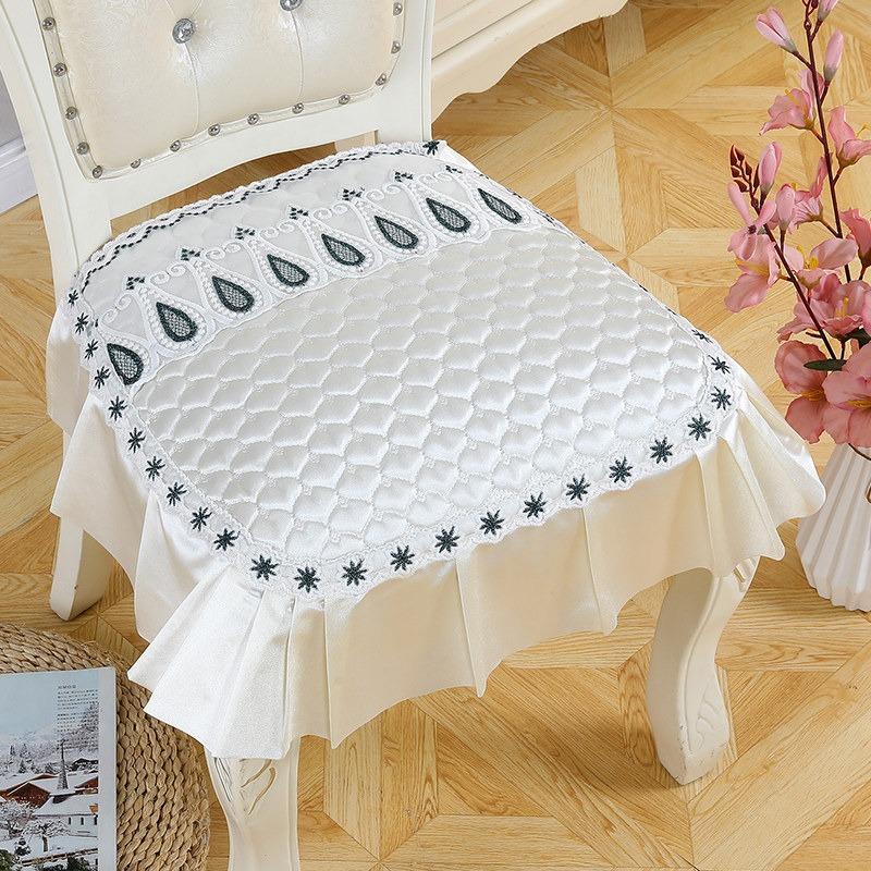 48x52cm Household Seat Cushion European Style Dining Stool Cover Four Season Universal Modern Minimalist Fabric Wear Resistant Protective Cover