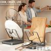 Kitchen Pot Lid Storage Rack with Tray, Lid Holder While Cooking, Lid and Spoon Rest, Multifunctional Kitchen Organizer for Stov