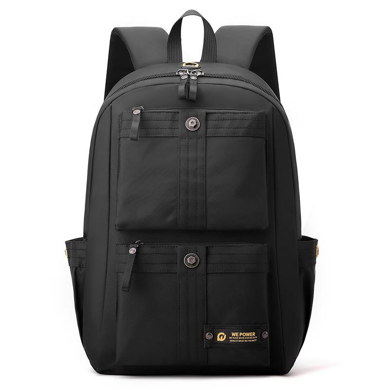 

WEPOWER Large Capacity Backpack Casual Male Student School Bag Lightweight Travel Leisure Backpack one size чорний