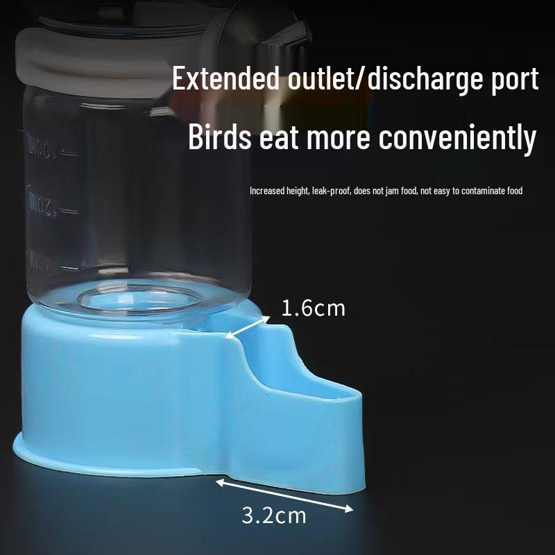 Automatic Bird Water & Food Dispenser for Parrots and Quails
