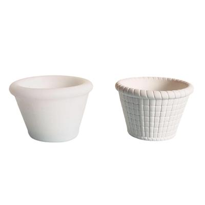 Stampo in Silicone Versatile per Portacandele e Cesti Floreali Progetti Fatti a Mano Stucco Gesso Stampo per la Realizzazione di Fioriere