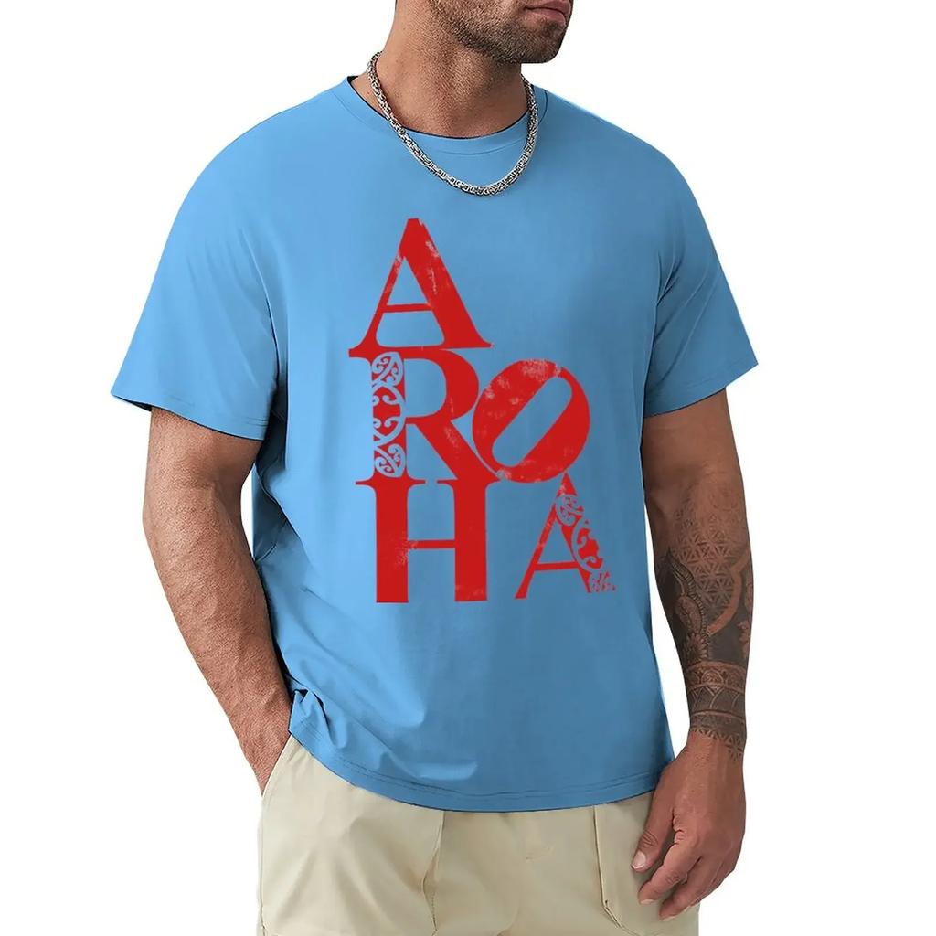 Aroha (love for the people) TShirt hippie clothes vintage anime tshirt anime figures big and tall t shirts for Unisex