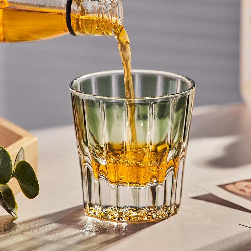 200ml Elegant Glass Glasses Star Mangle Rock Cup Water Cups for Party Bar Home Wine Glasses Luxury Crystal Glass Whisky Glass
