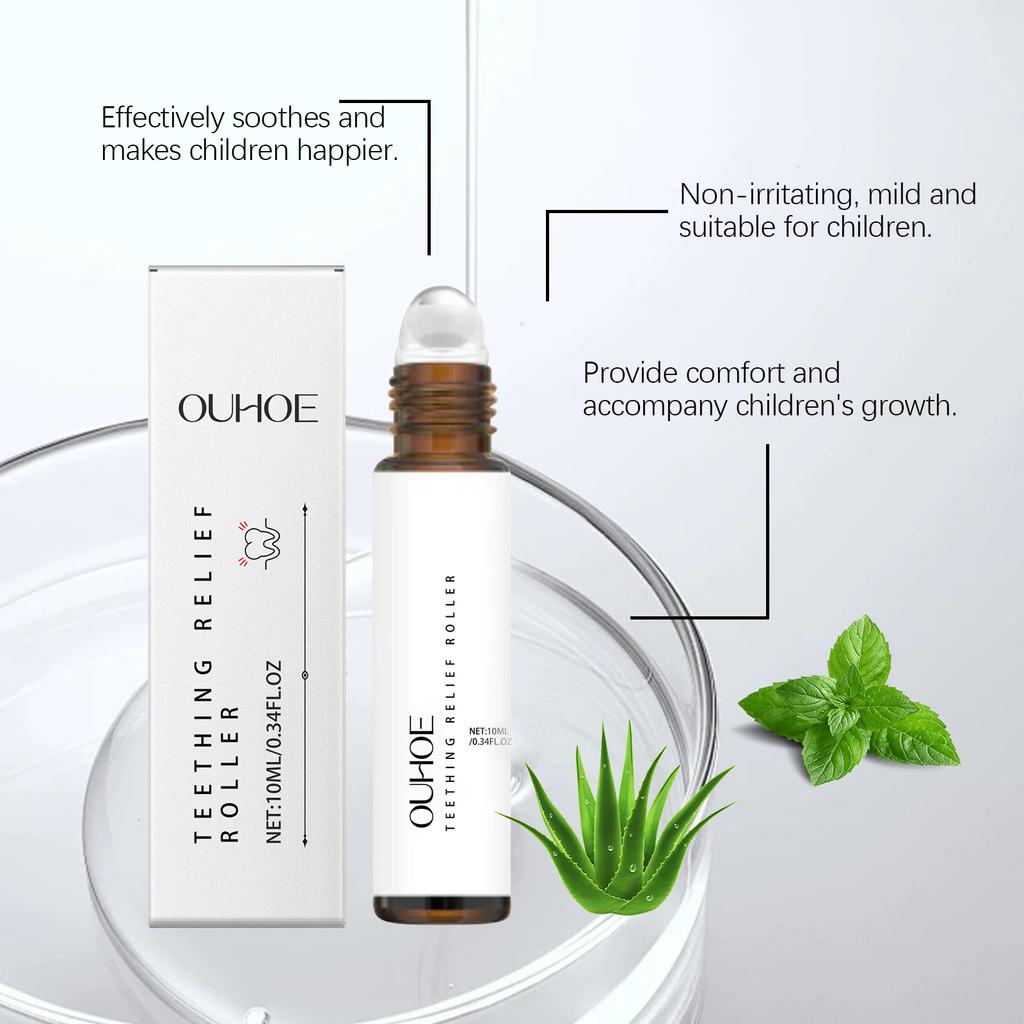 OUHOE dental care roller ball, gentle care to relieve oral and dental discomfort, daily application care roller ball