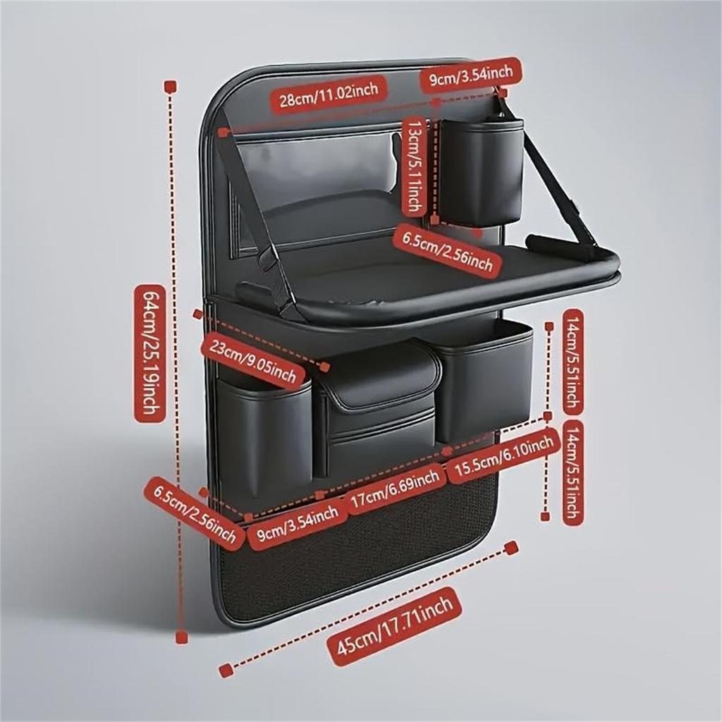 Multifunctional Backseat Storage Pocket Automotive Back Pockets Car Seat Back Organizer Storage Bag Multiple Compartment