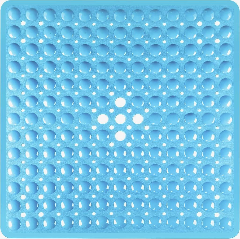 Square Shower Mat Bathtub Mat Non Slip 53x53cm, Square Bath Mat for Inside Shower Tub, Shower Stall Mats for Bathroom Floor