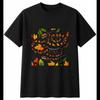 Psychedelic Corn Snake In Autumn Mens T-Shirt Reptile Black 100% Cotton Printed