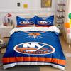 "NY Islanders NHL Hockey Team Design" Print Bedding Set Duvet Cover Pillowcases (1* Duvet Cover 2* Pillowcases Do Not Include Comforter)