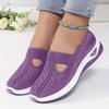 Women'S Shoes 2025 New Style, Breathable Knitted Shoes for Women, Trendy Lace-Up Sports Shoes for Cross-Border Trade