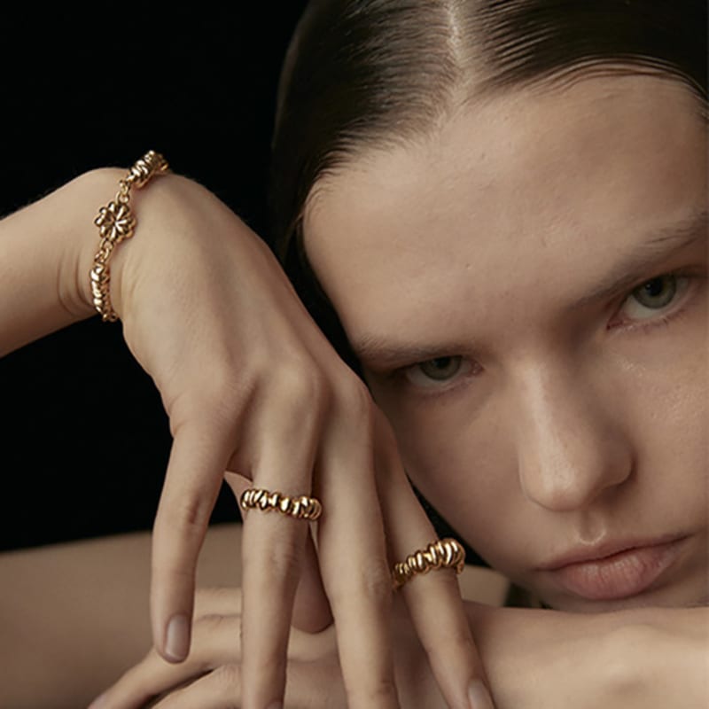 

doigte FLOW_GALAXY BRACELET WHITE GOLD