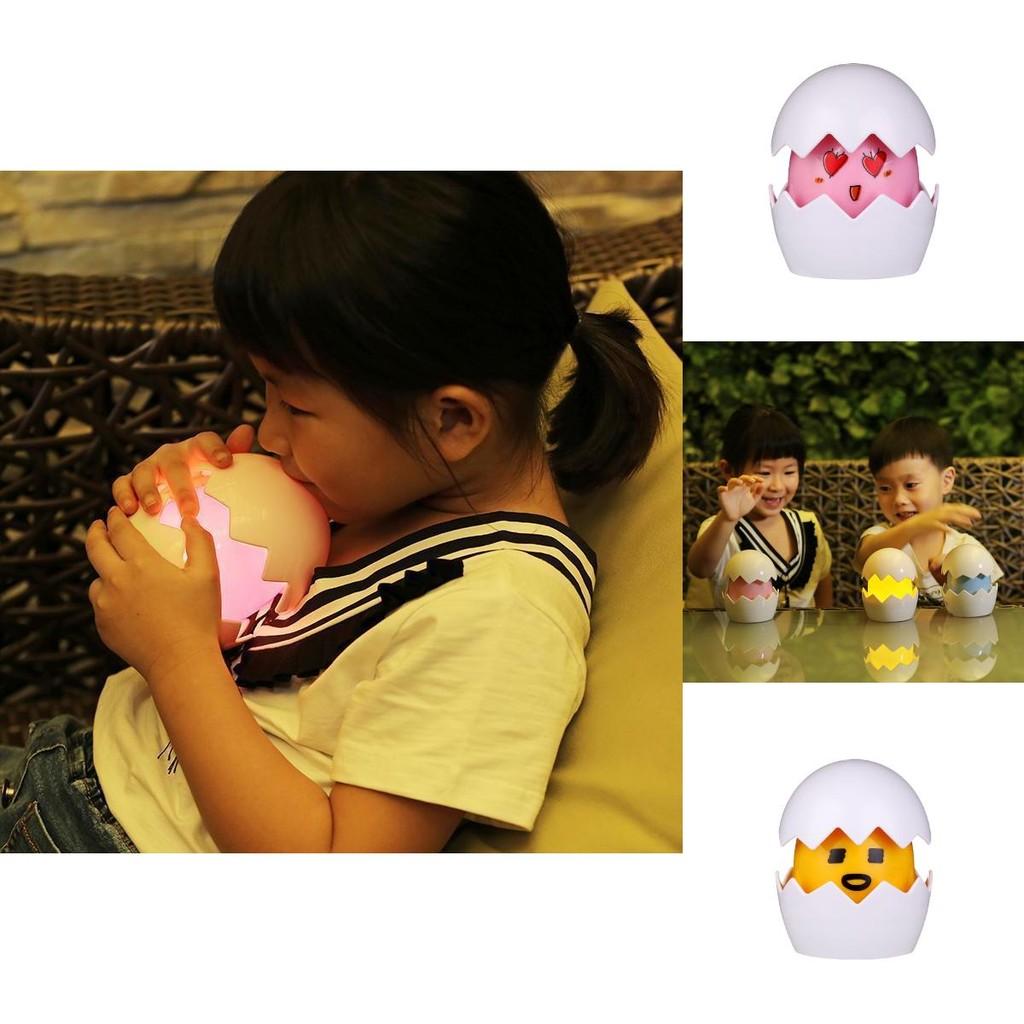 Led Night Light Usb Touch Bedside Lamp Egg Shape For Home And Hotel Use