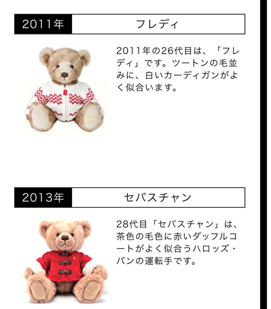 [USED] Harrods Teddy Bear 2011
