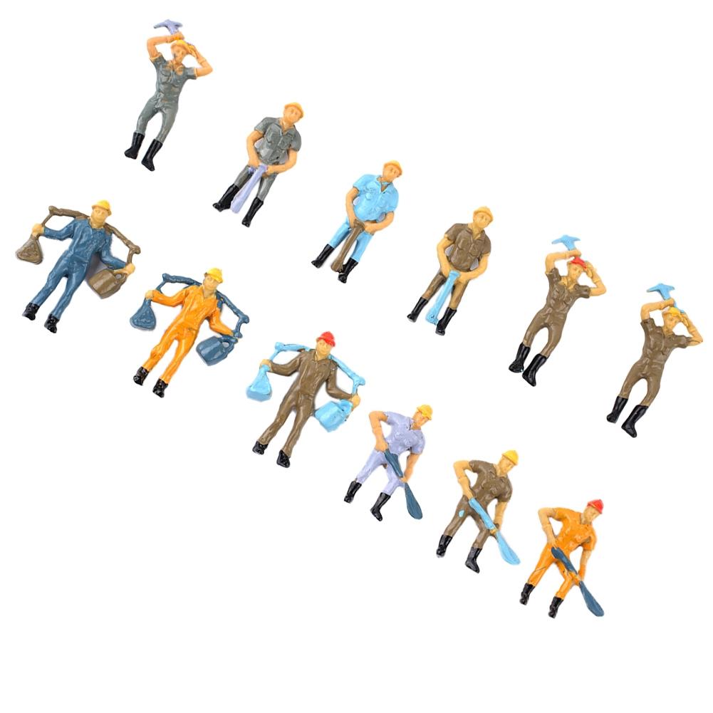 Workers Figures 12 Pcs Figures High Quality O Scale