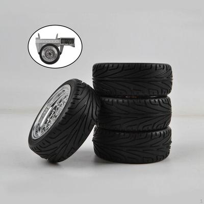 RC Car Wheel Rim Tires for AASA 83044-4 1:10 Scale Modified Replacement