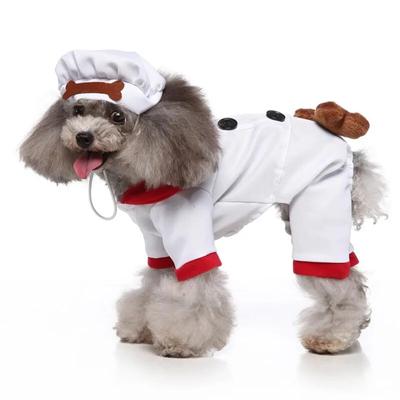 Dog Chef Costume Halloween Costume For Small Medium Dogs Pet Costume With Hat For Halloween Christmas Birthday Party Photo Shoot