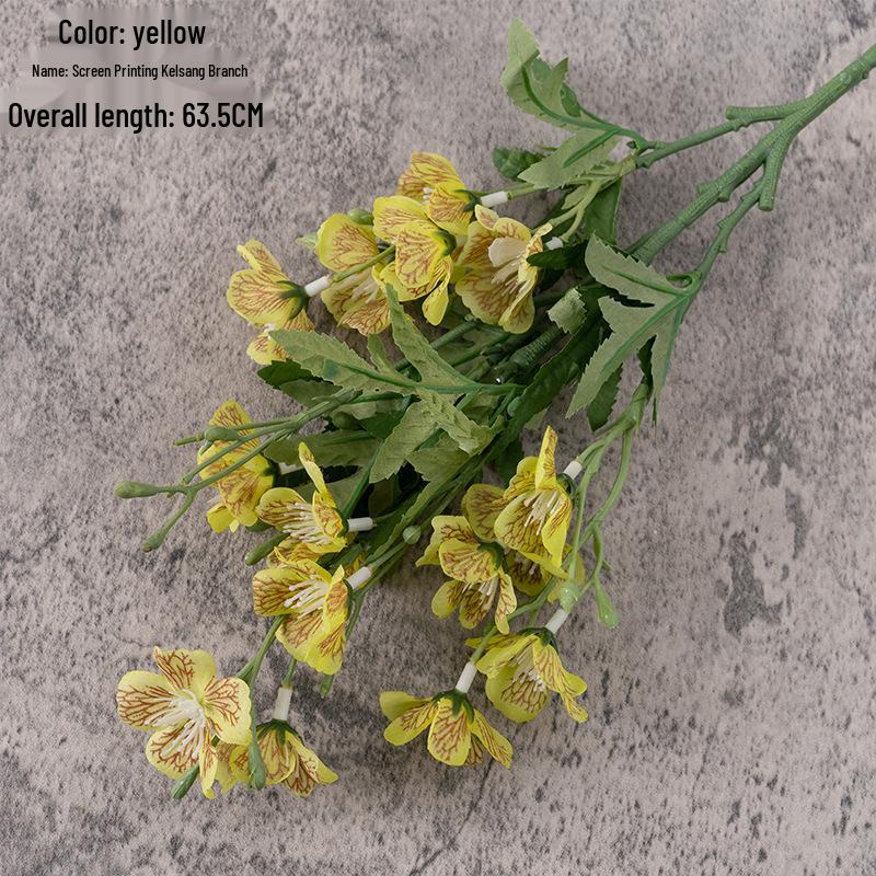 Wedding Dancing Orchid Artificial Flower Bouquet for Home and Wall Decoration