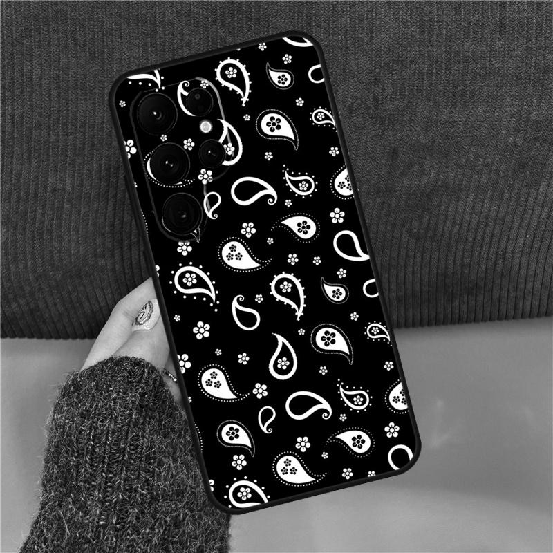 Paisley Bandana Phone Case For Samsung Galaxy S25 Ultra S9 S10 Plus S20 FE S21 S22 S23 S24 Ultra Back Cover