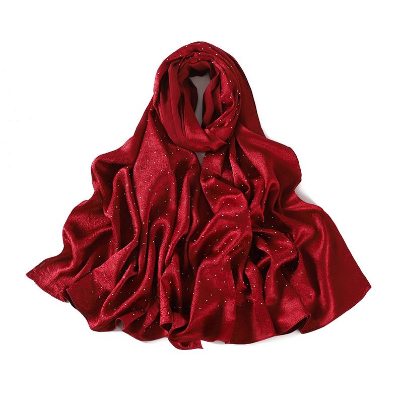 Muslim Chiffon Solid Color Hijab Scarf For Women Hijabs Scarves Squane Head Wrap Jersey Hijabs Islamic Turban Headband Shawl