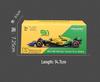 Bburago 1:43 McLaren MCL38 2024 Monaco F1 Race Alloy Car Model