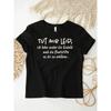 T-Shirt with Text 'Tut Mir Leid Ich Habe Weder Die Geduld Noch Die Geduld Noch' for Men Women Unisex All Season Funny T-Shirt