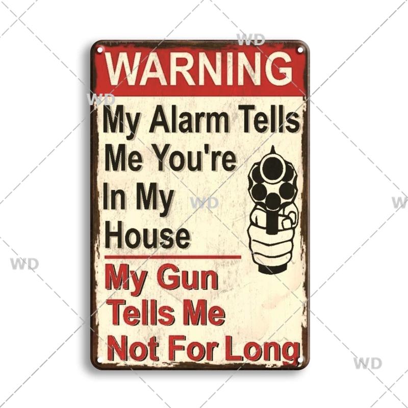 Warning No Farting Slogan Vintage Metal Tin Signs Home Bar Pub Decorative Plates Danger Retro Sign Wall Stickers Art Poster