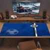 Tapis de souris Couleur Logo Hamburger Sv Grand Coussin de Table de Jeu Antidérapant pour Ordinateur Portable Tablette Grande Tapis de Souris XXL Tapis pour Mini PC avec Bordure Verrouillable