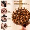 Hochwertige Holzkopfhaut-Massagebürste, Shampoobürste, Nass und Trocken, Kopfhautmassagegerät zur Reduzierung von Schuppen und zur Stimulation des Haarwachstums