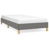 Vidaxl Bed Frame Without Mattress, Dark Gray, 80X200 Cm, Upholstered