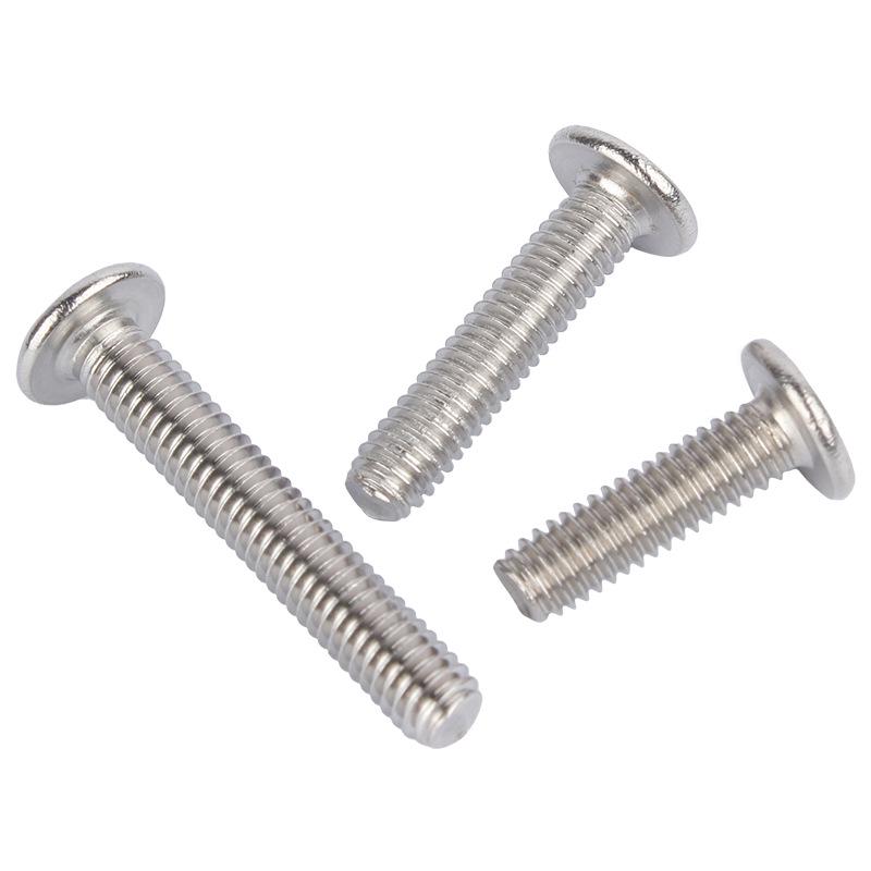 Viti a testa piatta esagonale ultra-sottili in acciaio inox 304 M2-M12