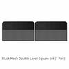 One Way See Through Car Window Curtain Magnetic Sunshade Curtain  Back Seat Privacy