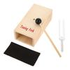 Dreld A=440Hz Tuning Fork Guitar Tuner with Resonator Box, Wooden Box, Mallet, and Accessories, Rubber Mallet Set, Standard Tone, Musical Instrument,