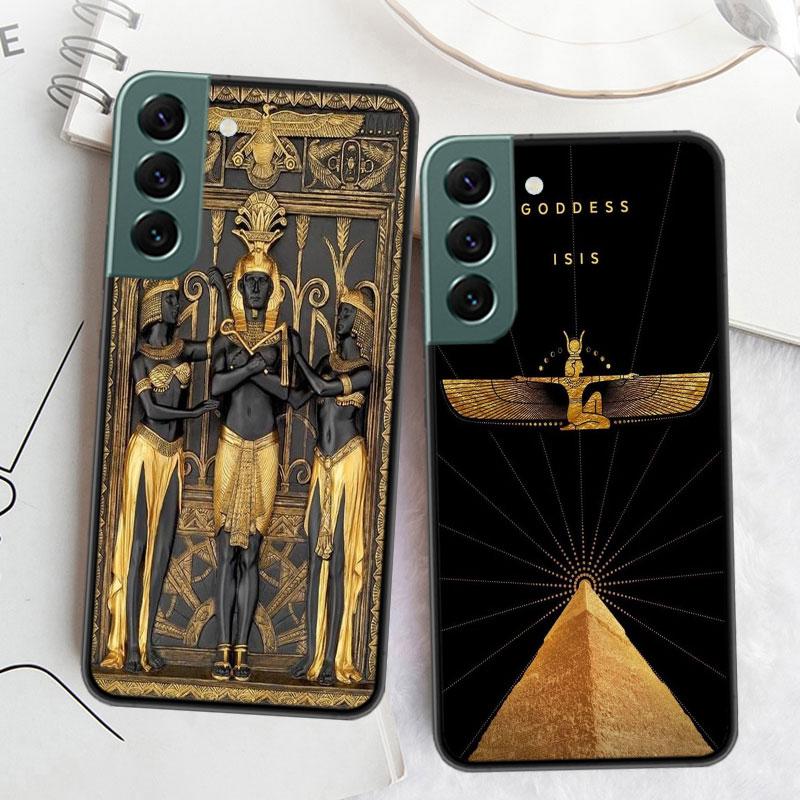 Egypt Pharaoh Mural Phone Case For Samsung A02 A03 A03S A04 A04S Galaxy A55 A35 A25 A15 S10 Lite A9 A8 A7 A6 Plus A90 A80 Cover