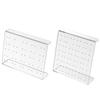 50/80 Holes Acrylic Earring Holder Organizer Ear Studs Jewelry Storage Display Rack Showcase Earrings Display Stand