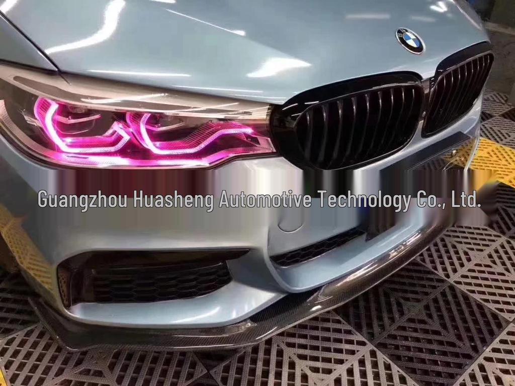 BMW 5 Series G30 Carbon Fiber Front Lip Spoiler - Harman Style
