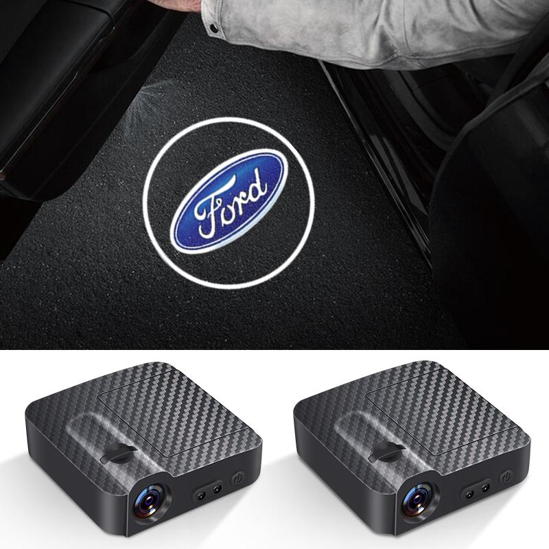 Car Emblem Wireless Courtesy Lamp Auto Door Welcome Light LED Projector For Ford Mondeo MK1 MK2 MK3 MK4 MK5