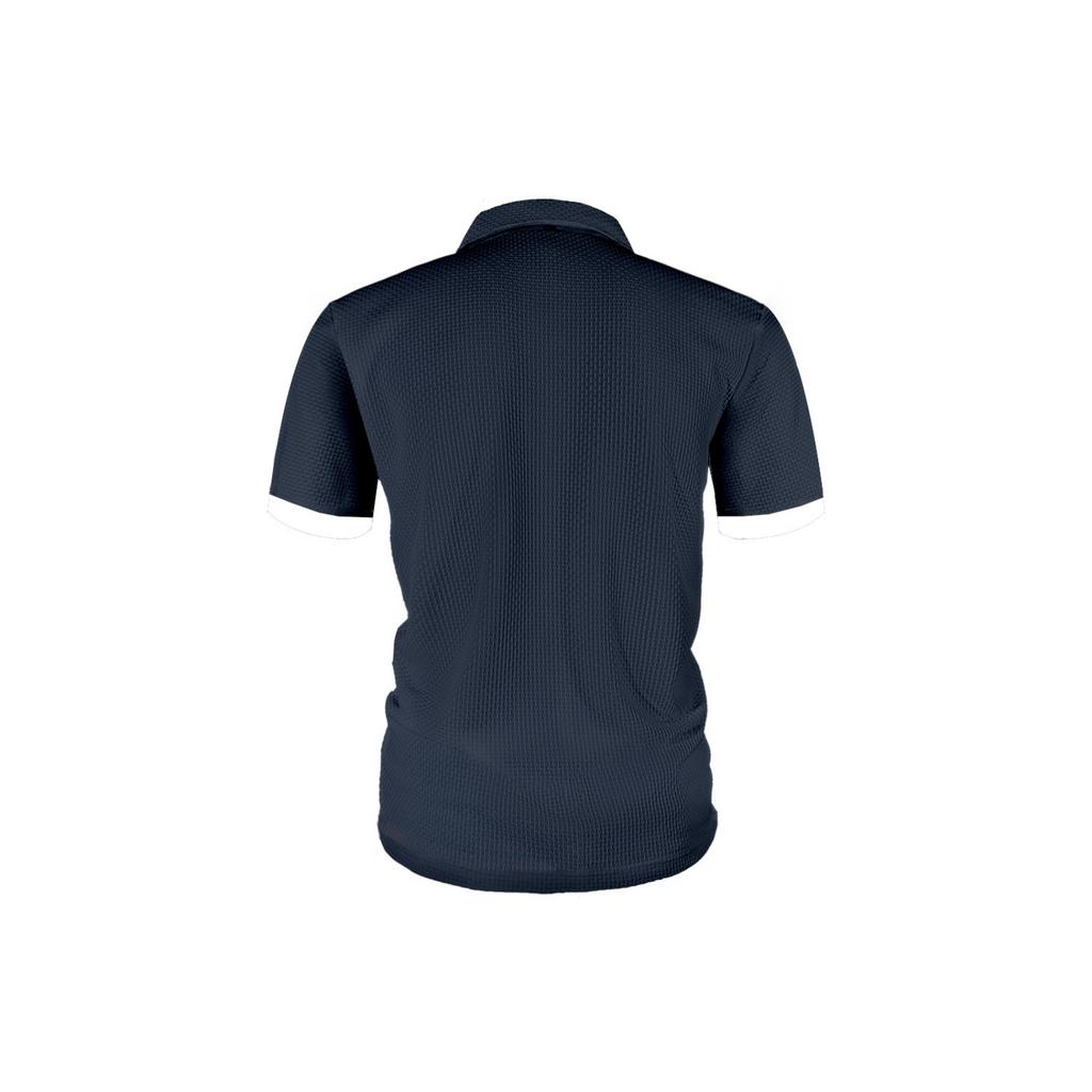 Men's Color Block Shirt Collar Short Sleeve T-shirts, Summer Casual Tops