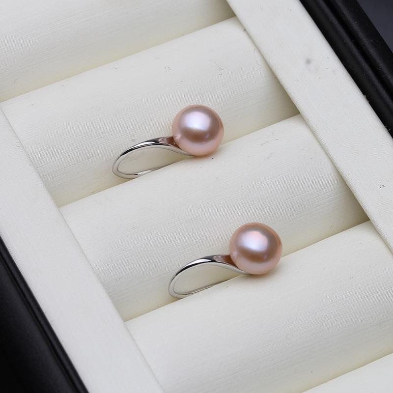Natural pearl earrings for women,freshwater cultured pearl earring jewelry 925 sterling silver earrings birthday gift white pink