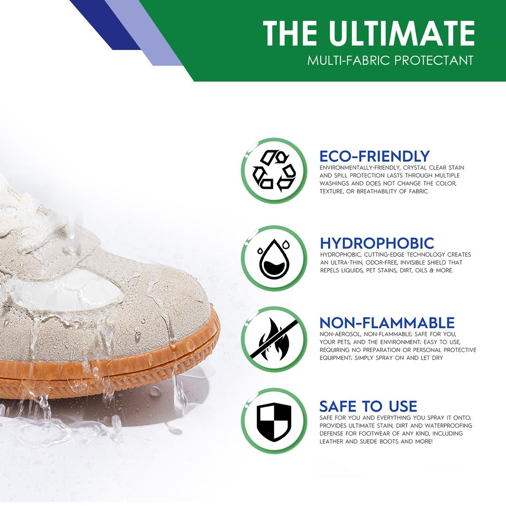 Waterproof Shoe Spray Stain Repellent Anti-Oil Hydrophobic Protection Outdoor Shoe Cover Protector for Footwear