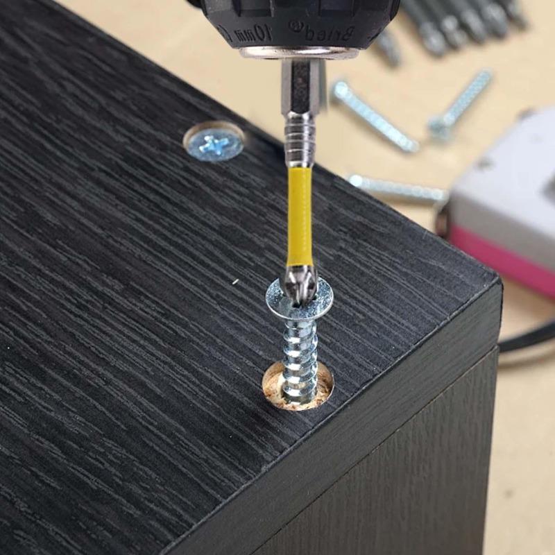 Magnetic Screwdriver Bit Hex Shank Head Drill Bits Screw Driver Anti-slip Screwdriver Drills For Woodworking Repair Hand Tools