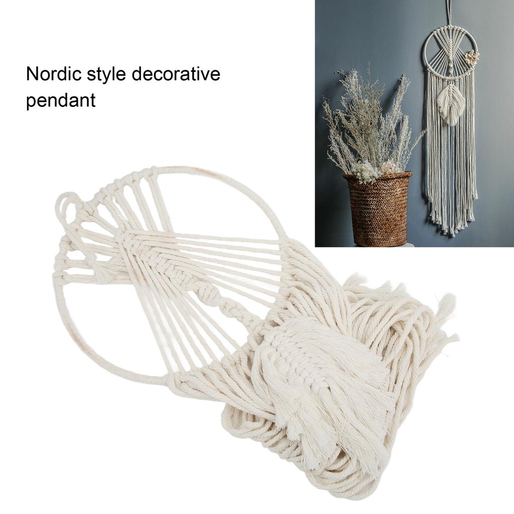 Drm Catcher Bohemian Hand Woven Cotton Rope Drm Catcher Tapestry Home Decor Pendant 20x95cm