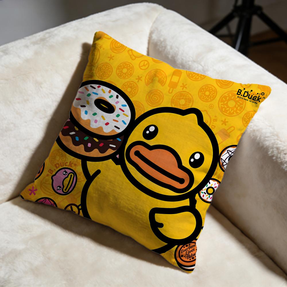 Fashion BBduckable Cushion Cover Soft Decorative Pillow Case Suitable for Bedroom Sofa Car Travel Use
