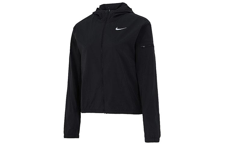 Nike Women ss Logo Running Hooded Jacket Black DH1991-010 S