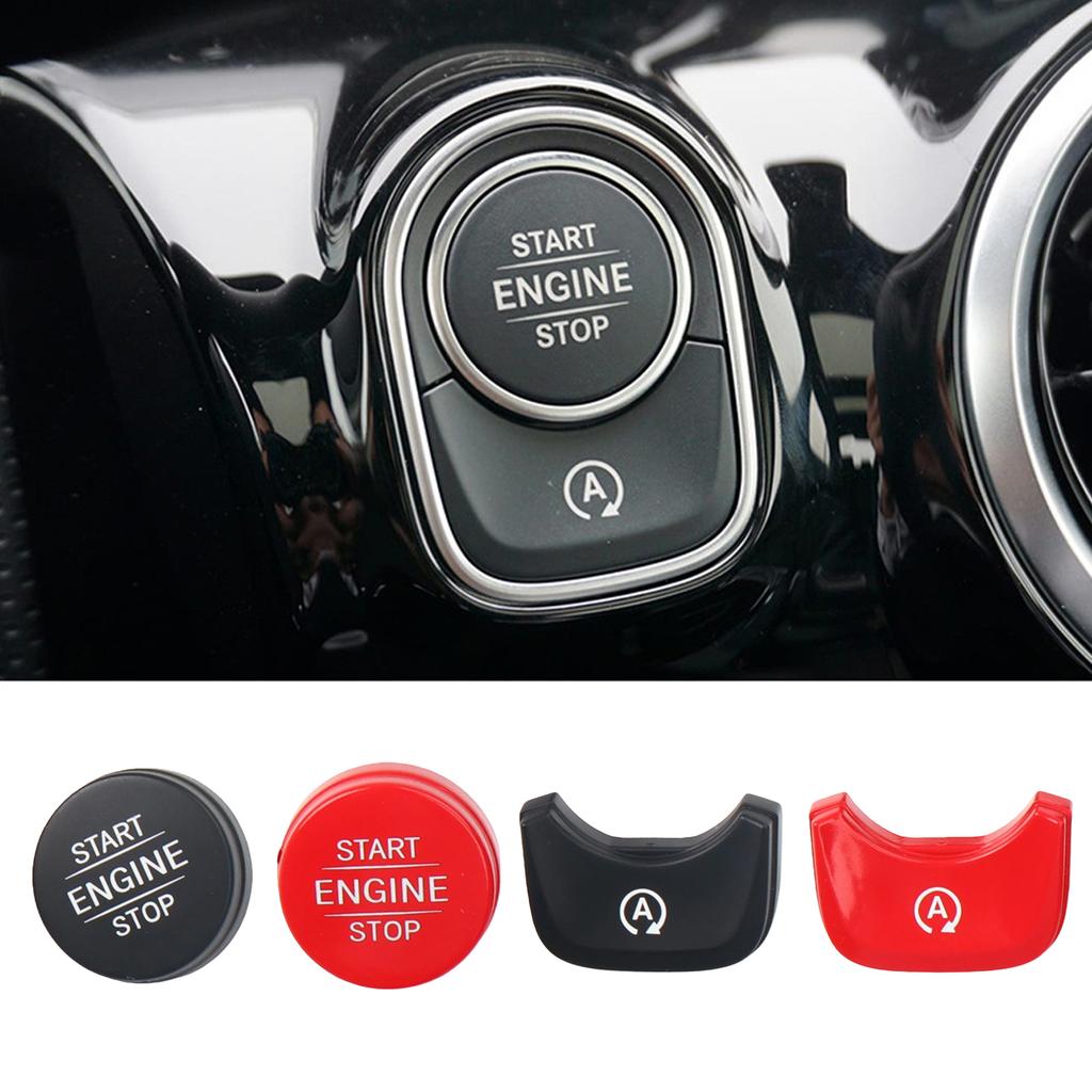1Pc ABS Car Engine Start Stop Push Switch Button Cover Replacement Car Accessories for Mercedes Benz A B Class W177 W247