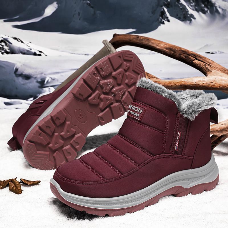 MCTIN Scarpe sportive calde e spesse da donna autunnali e invernali, antiscivolo, ammortizzanti, leggere, alte, da uomo