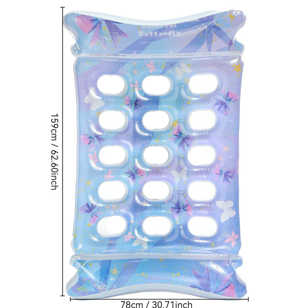 New Style Daisy Stripe Inflatable Pool Float Lounger